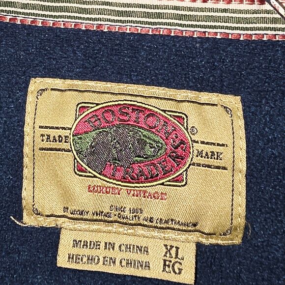 Boston Traders Flannel Shirt Jacket Shacket Mens Size XL Fleece Lined Button Up - Picture 2 of 4